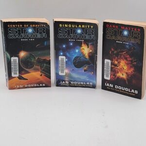 Ian Douglas Star Carrier Books 2 3 5 Paperback Lot Space Opera Ex-Lib Fair